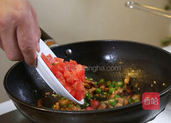 家常肉丁炒茄子的做法图解5