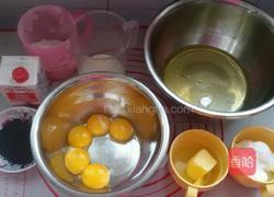 竹炭密豆蛋糕卷的做法图解1