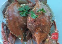 蛋黄焗蟹的做法图解4