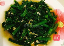 蒜香油麦菜的做法图解6