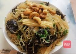 木耳腐竹炒粉丝的做法图解5