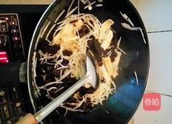 木耳腐竹炒粉丝的做法图解4