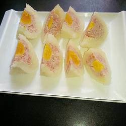 蛋黄糯米蒸的做法[图]