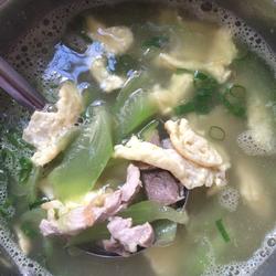 鸡蛋花水瓜汤的做法[图]