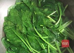 菠菜疙瘩汤的做法图解1
