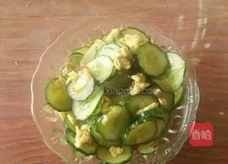 减肥餐。蛋炒黄瓜的做法图解5