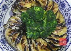 碧绿盘龙茄的做法图解5