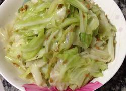油渣炒莲白