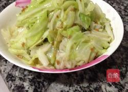 油渣炒莲白的做法图解5