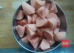 茄子炒火腿的做法图解2