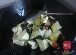 茄子炒火腿的做法图解7