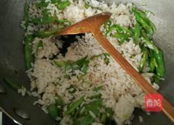 豆角鸡蛋炒饭的做法图解6