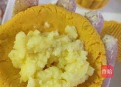 南瓜奶黄点心的做法图解5