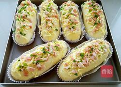 香葱培根芝士肉松面包的做法图解16