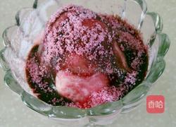 樱花糖粉巧克力冰淇淋的做法图解6
