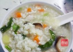 猪肝瘦肉五彩粥的做法图解4