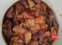 猪肝瘦肉五彩粥的做法图解2