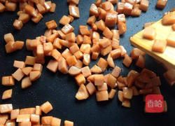 玉米火腿蛋奶塔的做法图解3