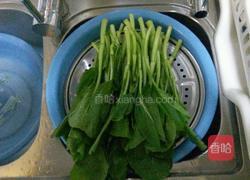 炒菜心的做法图解1