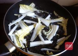 白菜炒黑木耳的做法图解5