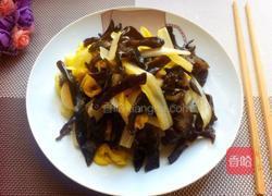 白菜炒黑木耳的做法图解8