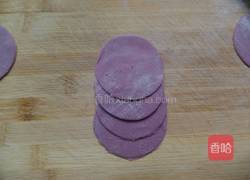 玫瑰花紫薯馒头的做法图解8