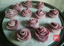 玫瑰花紫薯馒头的做法图解14