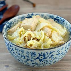 大白菜炖冻豆腐的做法[图]
