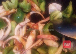 菜椒鱿鱼须的做法图解7