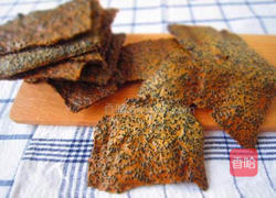 黑芝麻瓦片脆的做法图解6