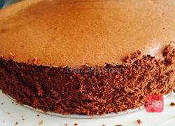 十寸的可可戚风蛋糕的做法图解15