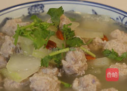 冬瓜汆丸子的做法图解7