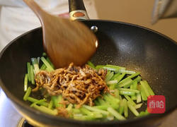 芹菜炒肉絲的做法圖解10