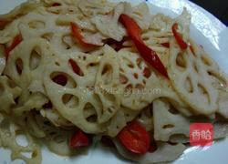 清炒莲藕片的做法图解6