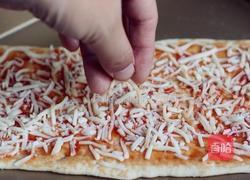 薄底脆皮火腿pizza的做法图解7