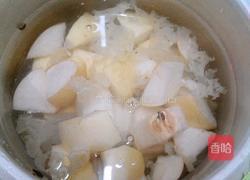 银耳煲梨水的做法图解5