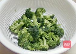 西兰花炒杏鲍菇的做法图解4