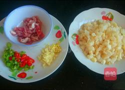 酸萝卜炒肉的做法图解1