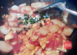 西红柿鸡蛋炒年糕的做法图解7