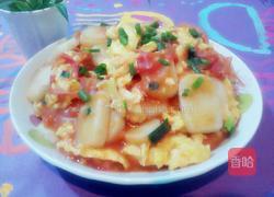 西红柿鸡蛋炒年糕的做法图解8