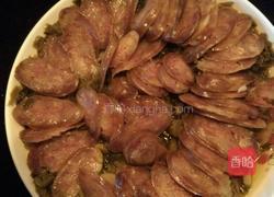 香肠蒸雪菜的做法图解5