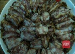 香肠蒸雪菜的做法图解4