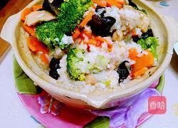 胡萝卜瘦肉煲仔饭的做法图解13