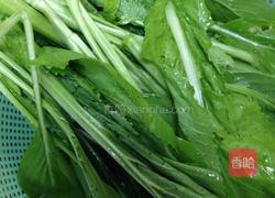 香菇青菜的做法图解1