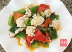 青椒炒鱿鱼的做法图解7