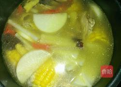 萝卜玉米鸡汤的做法图解6