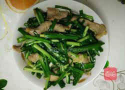 蒜苗炒腊肉的做法图解4