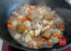 咖喱牛肉焗饭的做法图解7