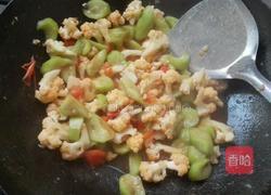 丝瓜炒菜花的做法图解9
