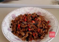 萝卜干炒豆豉的做法图解7